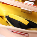 Fendi Peekaboo Mini Leather 2Way Handbag in Pink 8BN244