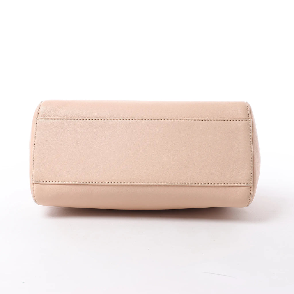 Fendi Peekaboo Mini Leather 2Way Handbag in Pink 8BN244
