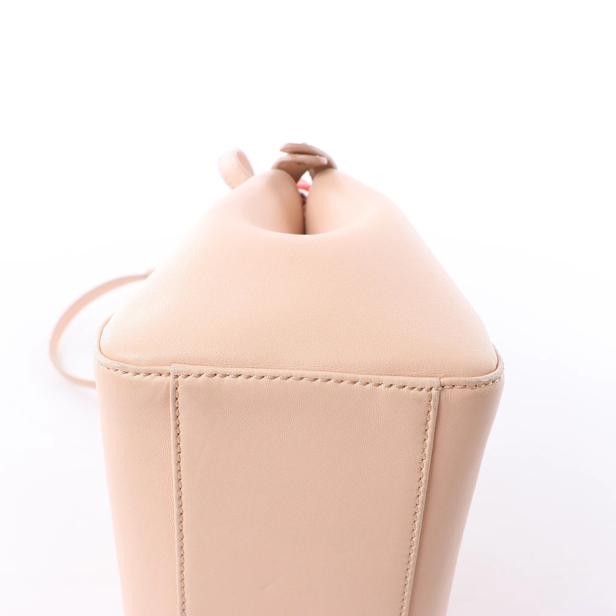 Fendi Peekaboo Mini Leather 2Way Handbag in Pink 8BN244