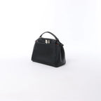 Fendi Peekaboo Mini Leather 2Way Handbag in Black 8BN244