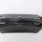 Fendi Peekaboo Mini Leather 2Way Handbag in Black 8BN244