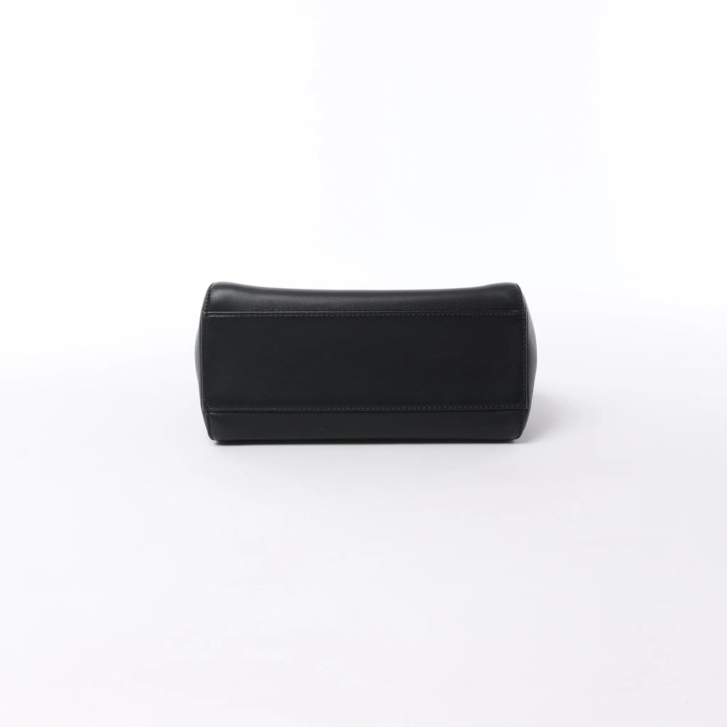 Fendi Peekaboo Mini Leather 2Way Handbag in Black 8BN244
