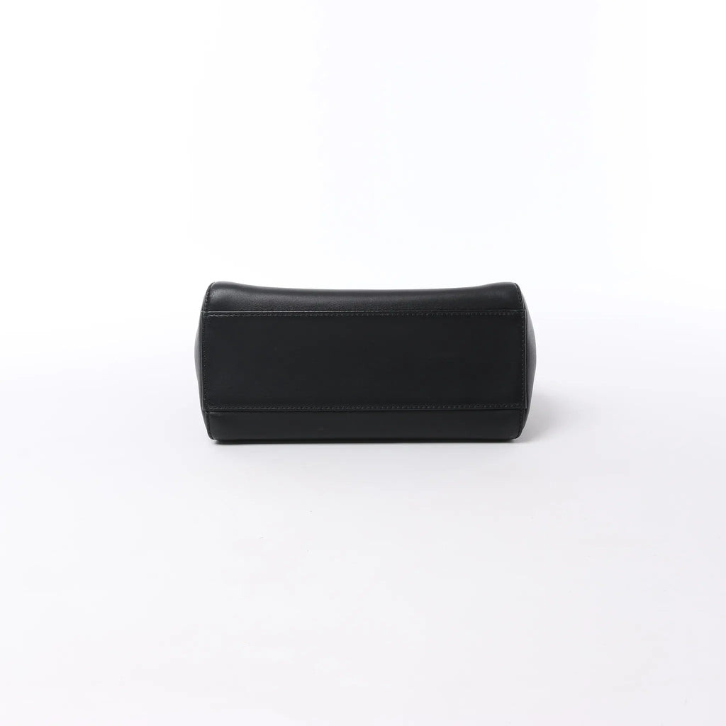 Fendi Peekaboo Mini Leather 2Way Handbag in Black 8BN244