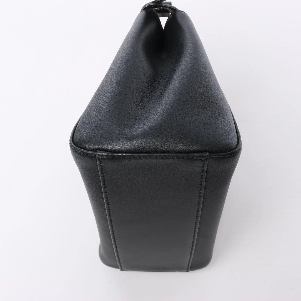 Fendi Peekaboo Mini Leather 2Way Handbag in Black 8BN244