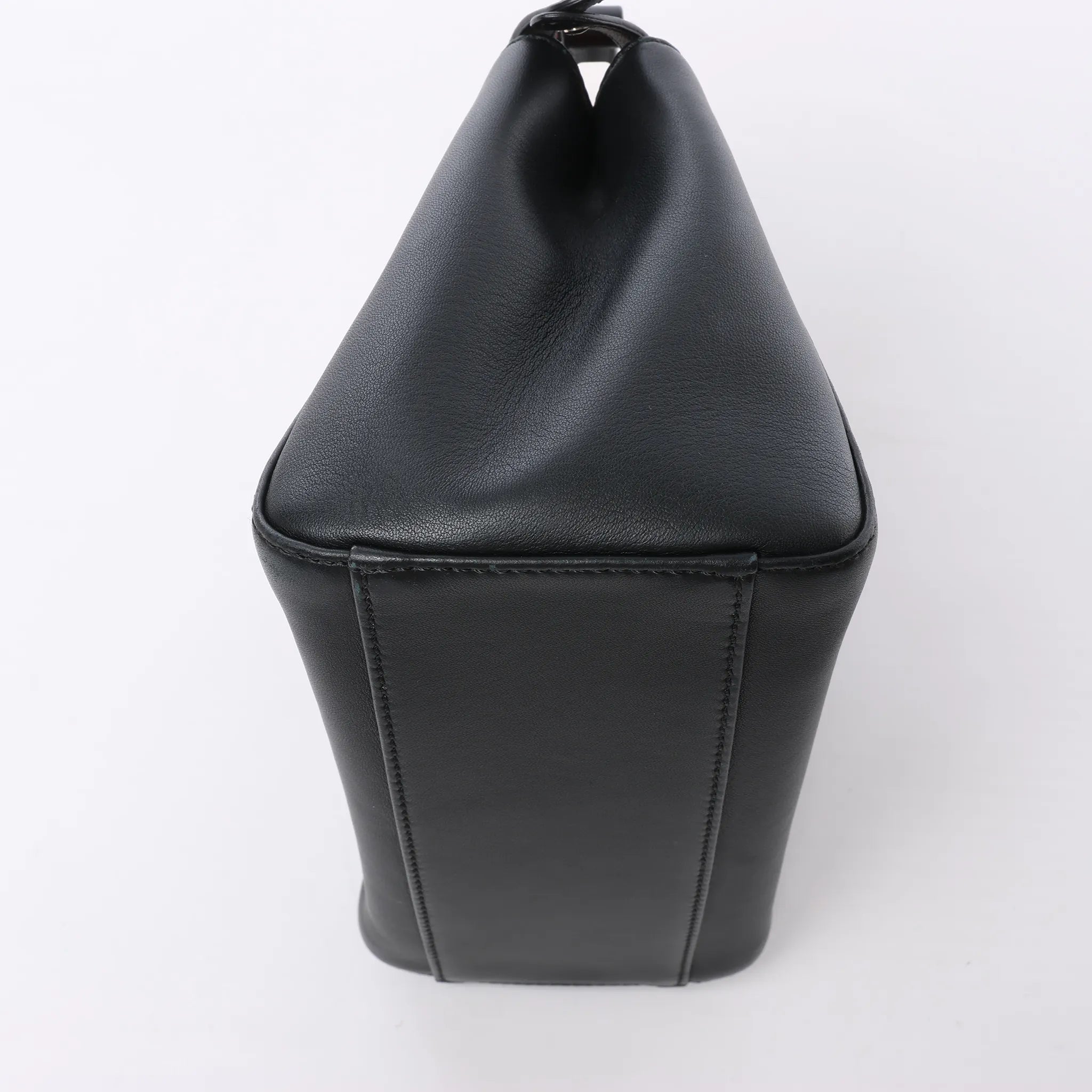 Fendi Peekaboo Mini Leather 2Way Handbag in Black 8BN244