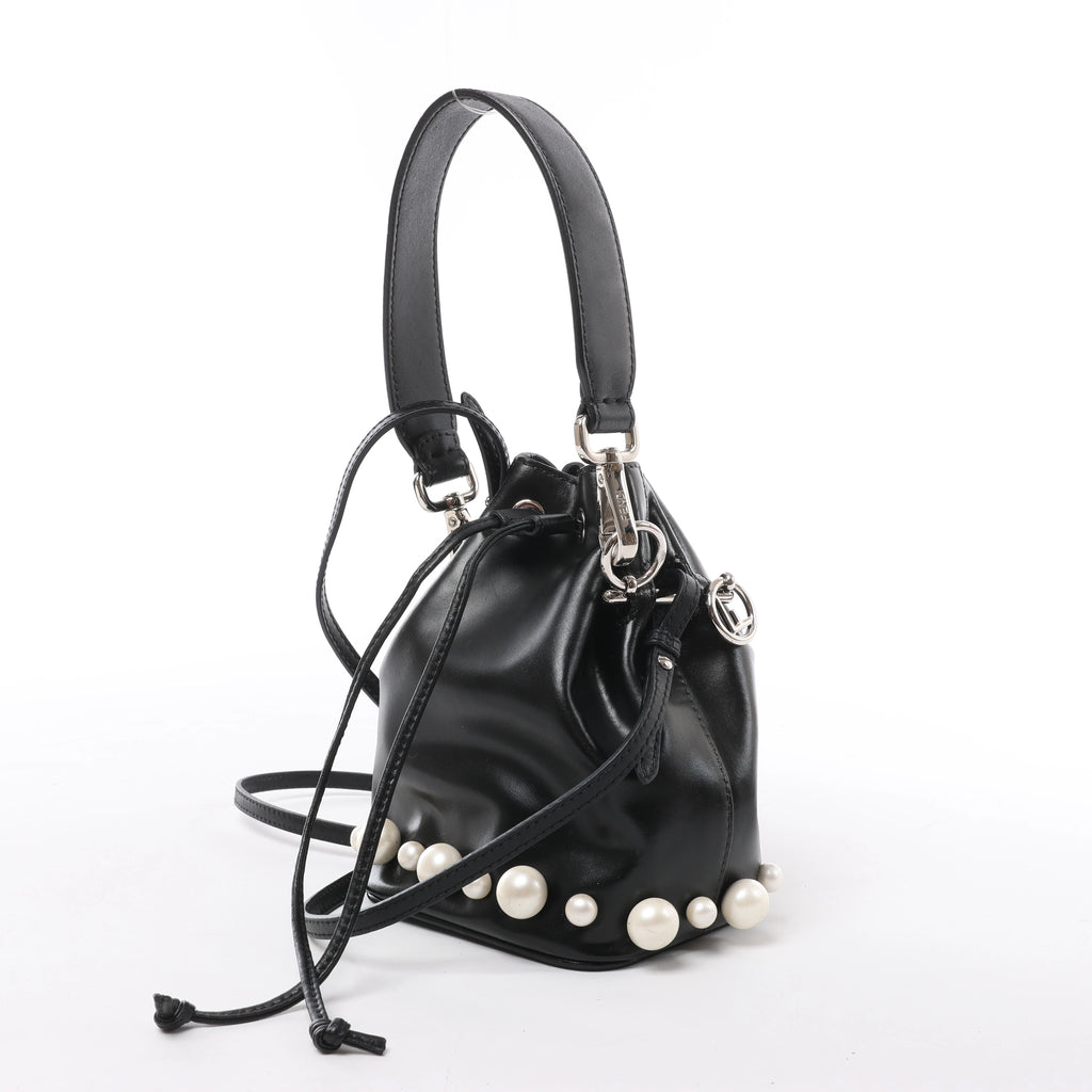 Bolso de hombro Fendi Mon Tresor Mini 2Way en rojo 8BS010