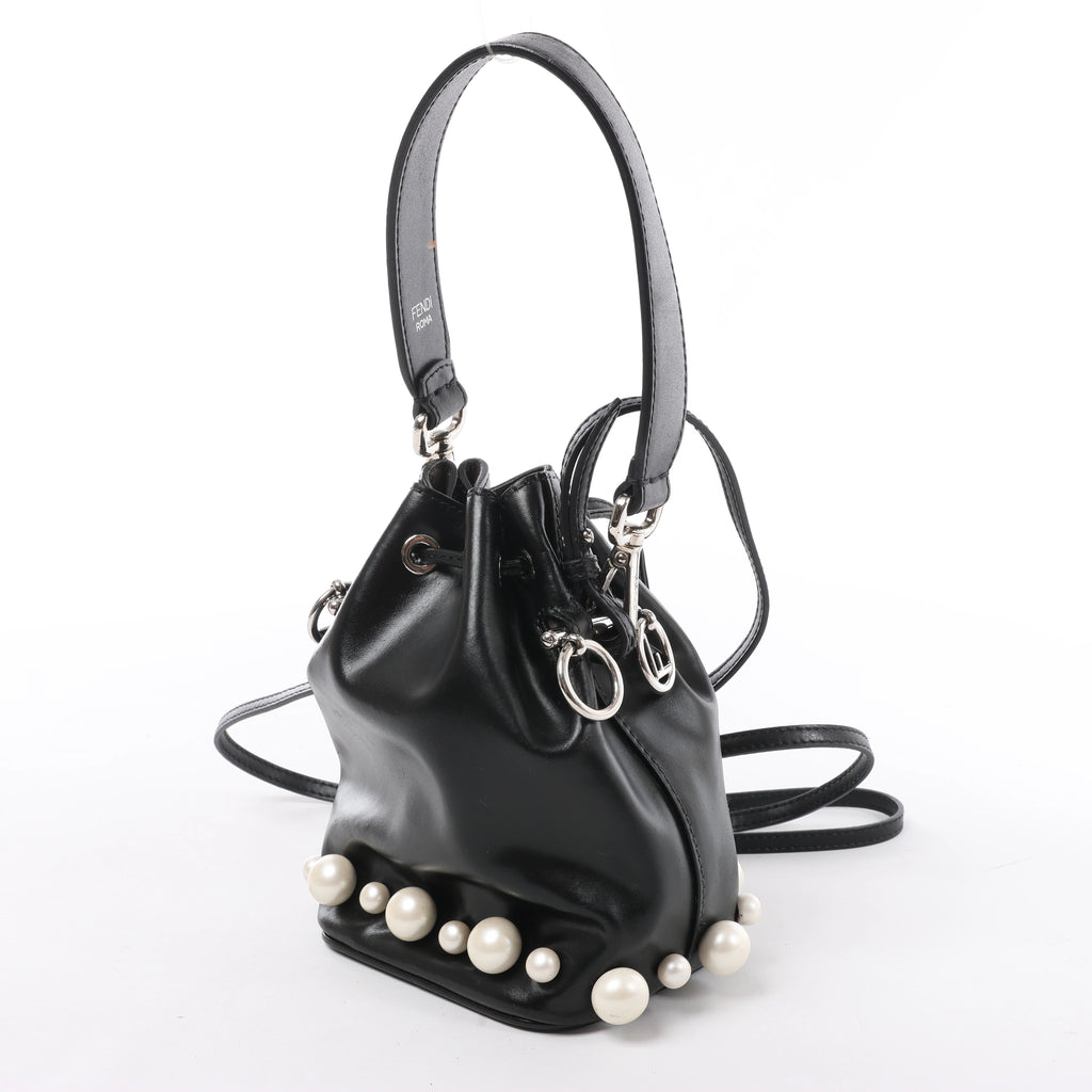 Bolso de hombro Fendi Mon Tresor Mini 2Way en rojo 8BS010