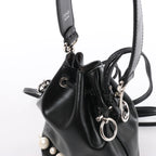 Bolso de hombro Fendi Mon Tresor Mini 2Way en rojo 8BS010