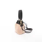 Fendi Mon Tresor Mini Harako x Leather 2Way Crossbody Bag in Beige 8BS010