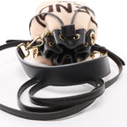 Fendi Mon Tresor Mini Harako x Leather 2Way Crossbody Bag in Beige 8BS010