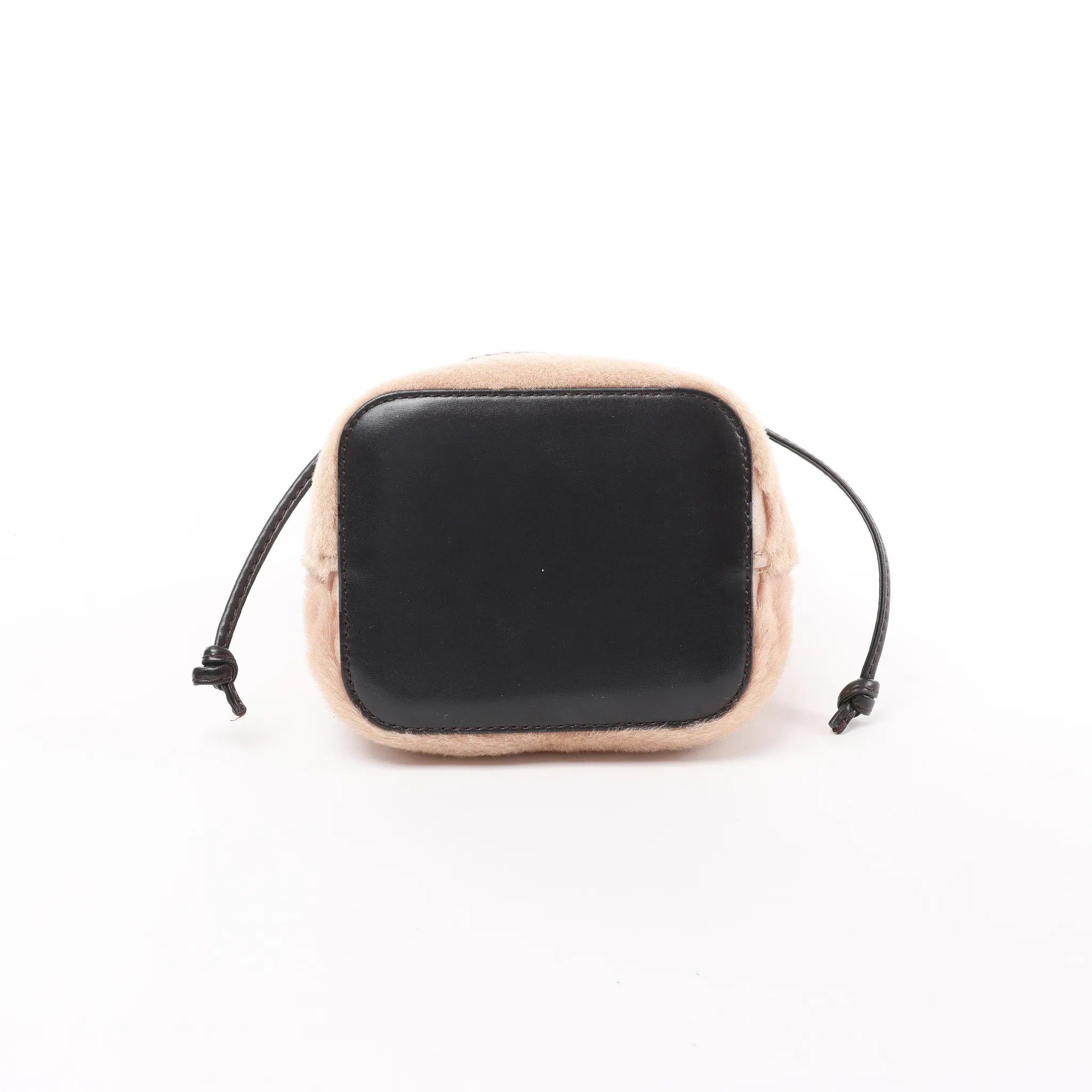 Fendi Mon Tresor Mini Harako x Leather 2Way Crossbody Bag in Beige 8BS010