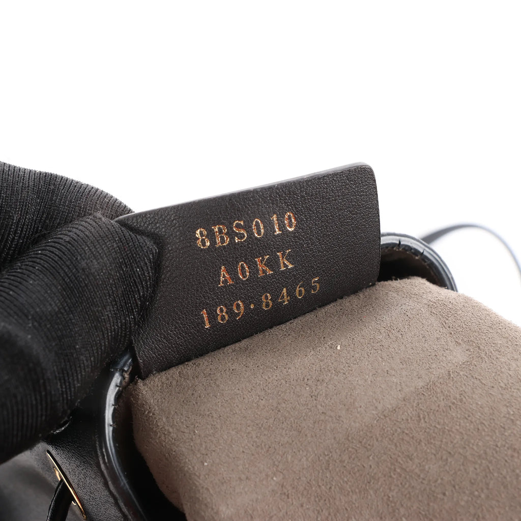 Fendi Mon Tresor Mini Leather 2Way Crossbody Bag in Black 8BS010