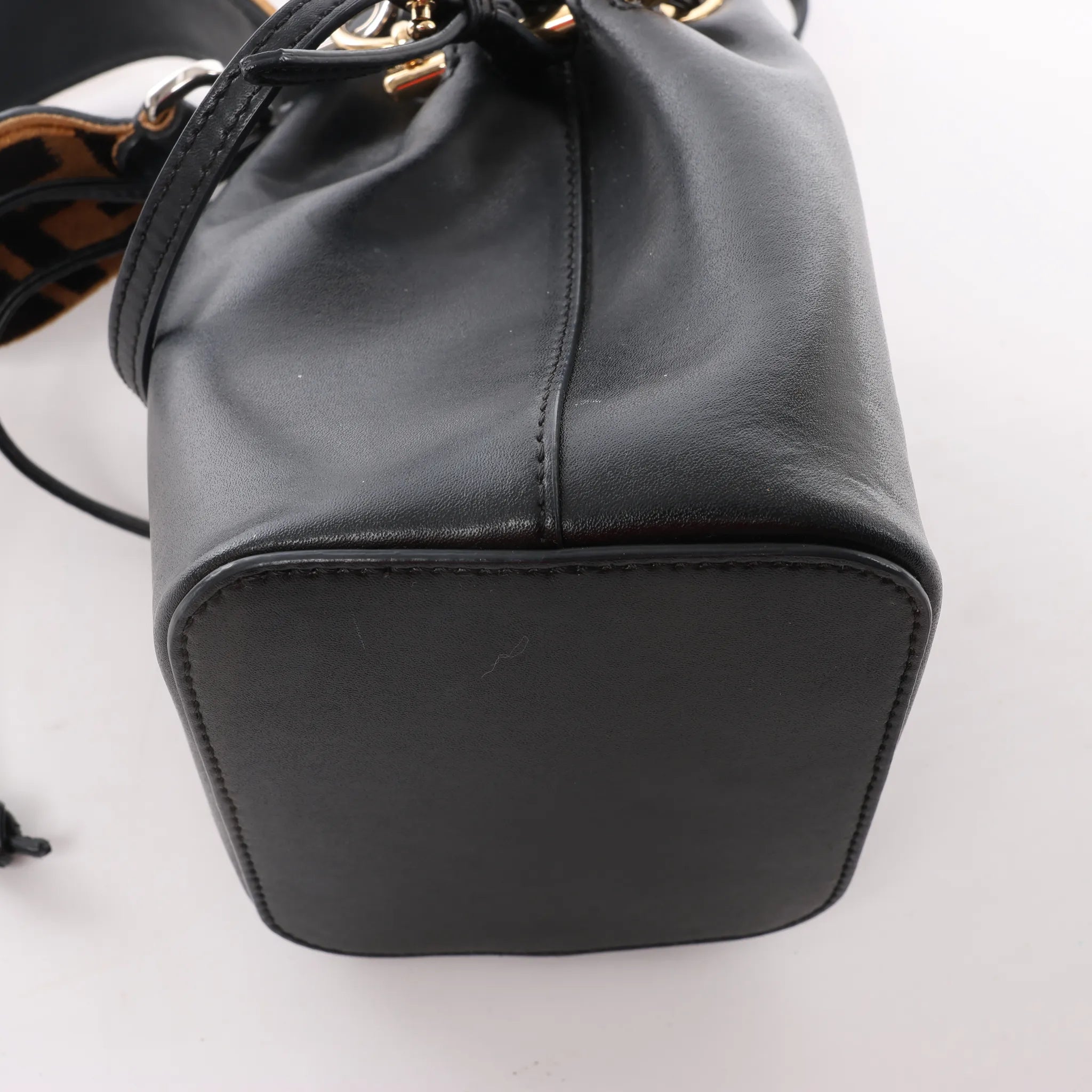 Fendi Mon Tresor Mini Leather 2Way Crossbody Bag in Black 8BS010