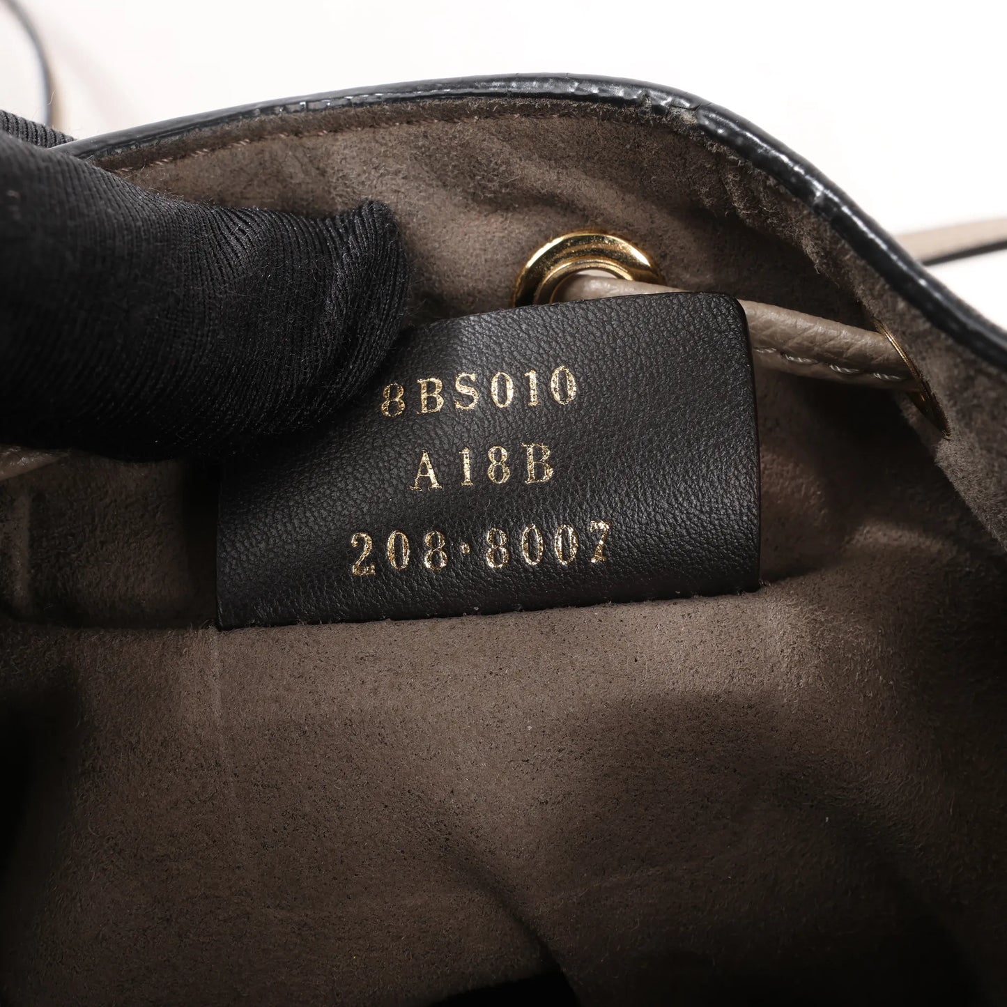 Fendi Mon Tresor Mini Leather 2Way Shoulder Bag in Gray 8BS010