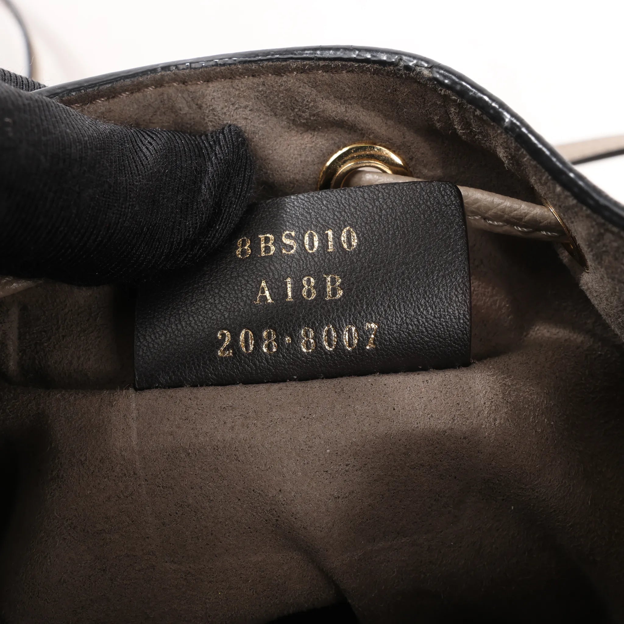 Fendi Mon Tresor Mini Leather 2Way Shoulder Bag in Gray 8BS010