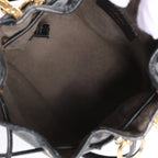 Fendi Mon Tresor Mini Leather 2Way Crossbody Bag in Black 8BS010