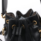 Fendi Mon Tresor Mini Leather 2Way Crossbody Bag in Black 8BS010