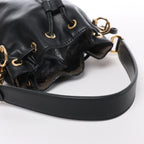 Fendi Mon Tresor Mini Leather 2Way Crossbody Bag in Black 8BS010