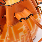 FENDI Mon Tresor Mini PVC & leather 2 Way Shoulder Bag in Orange 8BS010