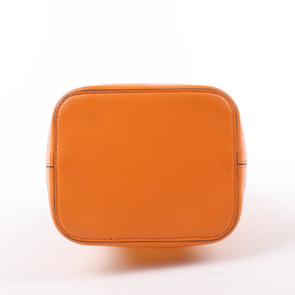 FENDI Mon Tresor Mini PVC & leather 2 Way Shoulder Bag in Orange 8BS010