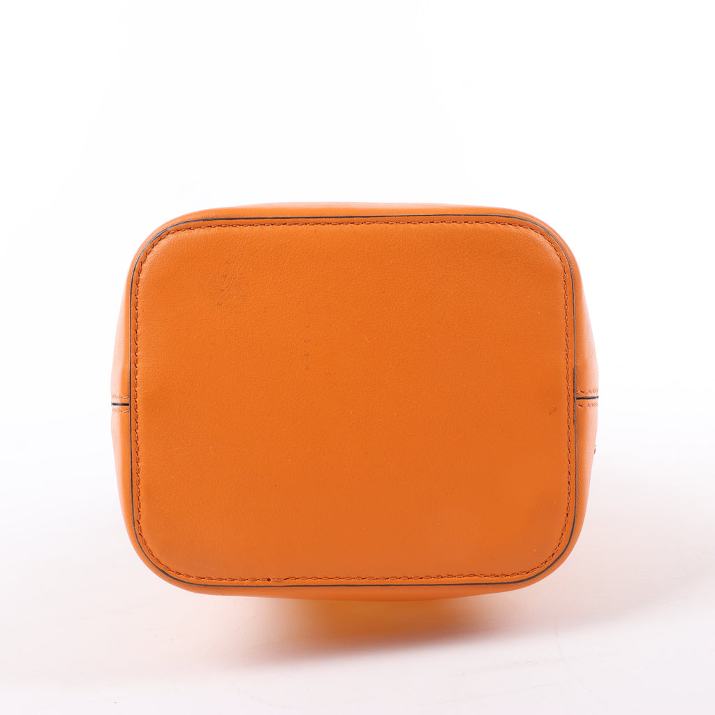 FENDI Mon Tresor Mini PVC & leather 2 Way Shoulder Bag in Orange 8BS010