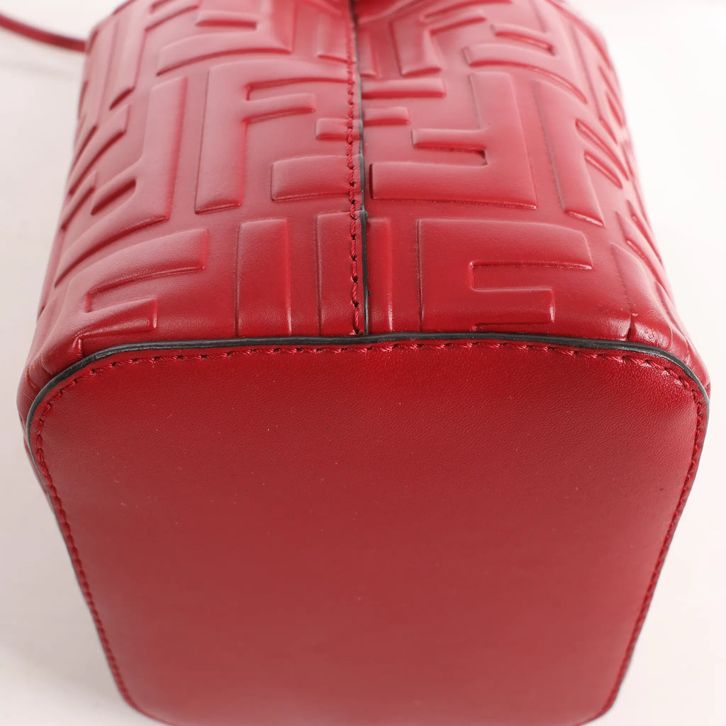 Fendi Mon Tresor Mini 2Way Shoulder Bag in Red 8BS010