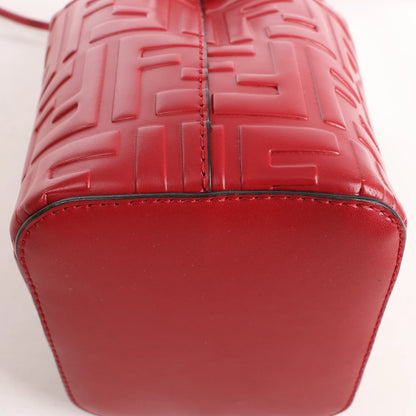 Fendi Mon Tresor Mini 2Way Shoulder Bag in Red 8BS010