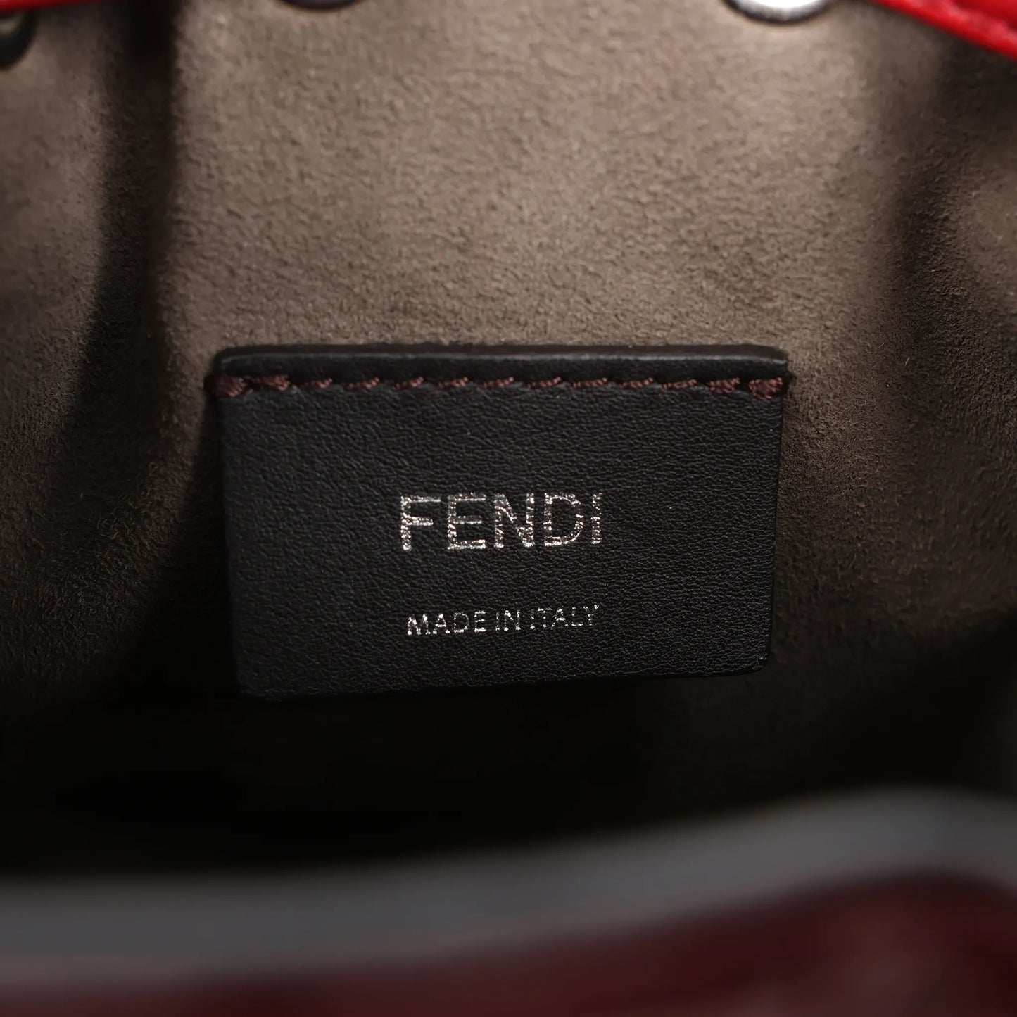 Fendi Mon Tresor Mini 2Way Shoulder Bag in Red 8BS010
