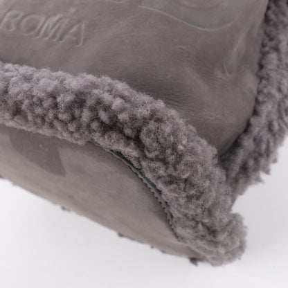 Fendi Mon Tresor Mini Mouton 2Way Shoulder Bag in Gray 8BS010