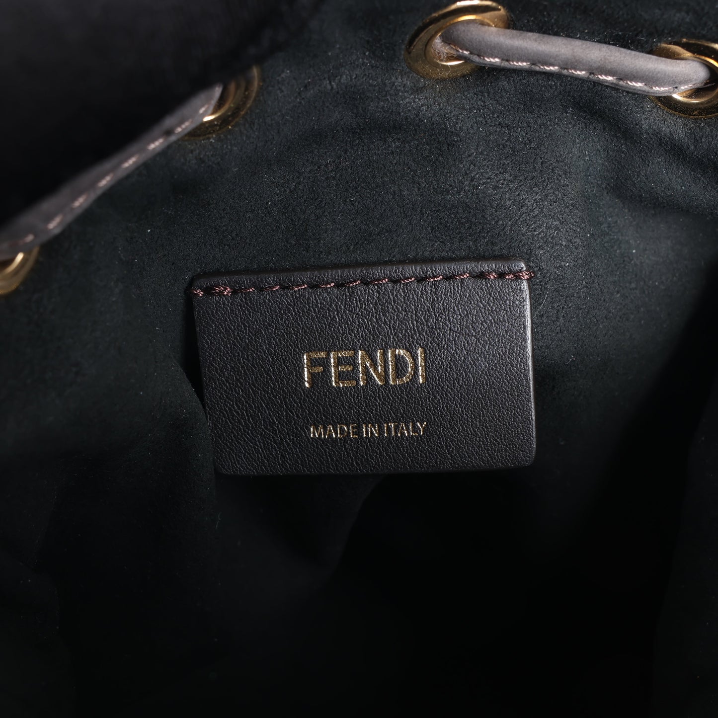 Fendi Mon Tresor Mini Mouton 2Way Shoulder Bag in Gray 8BS010