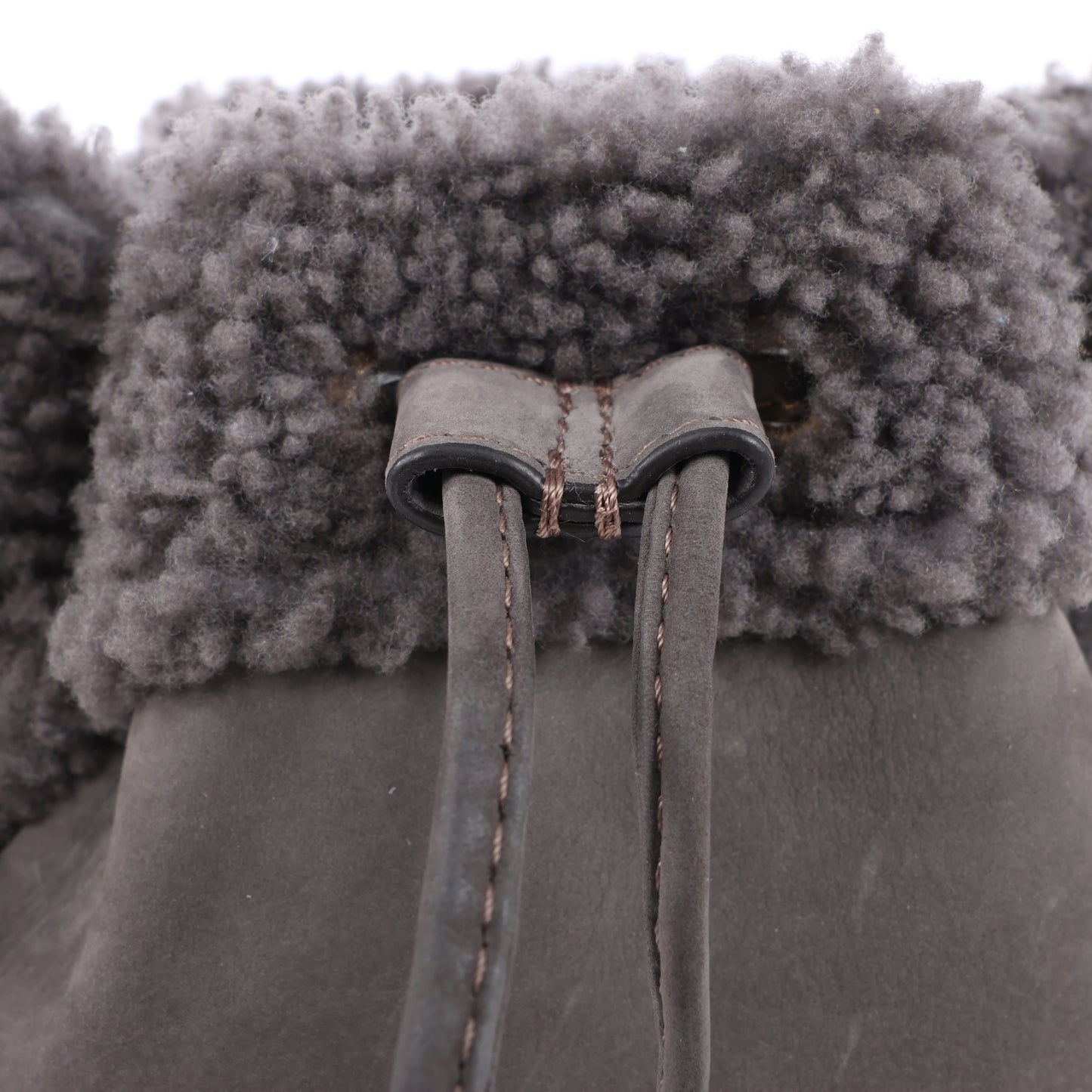 Fendi Mon Tresor Mini Mouton 2Way Shoulder Bag in Gray 8BS010