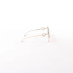 Fendi Oversized Cat-eye Sunglasses in Gold Metal FF0323/S