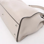 Fendi Peekaboo Regular Leather 2Way Handbag in Light Greige 8BN290