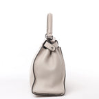 Fendi Peekaboo Regular Leather 2Way Handbag in Light Greige 8BN290