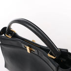 Fendi Peekaboo Regular Leather 2Way Handbag in Black 8BN290
