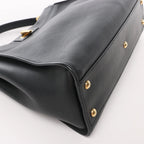 Fendi Peekaboo Regular Leather 2Way Handbag in Black 8BN290