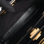 Fendi Peekaboo Regular Leather 2Way Handbag in Black 8BN290