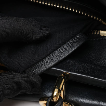Fendi Peekaboo Regular Leather 2Way Handbag in Black 8BN290