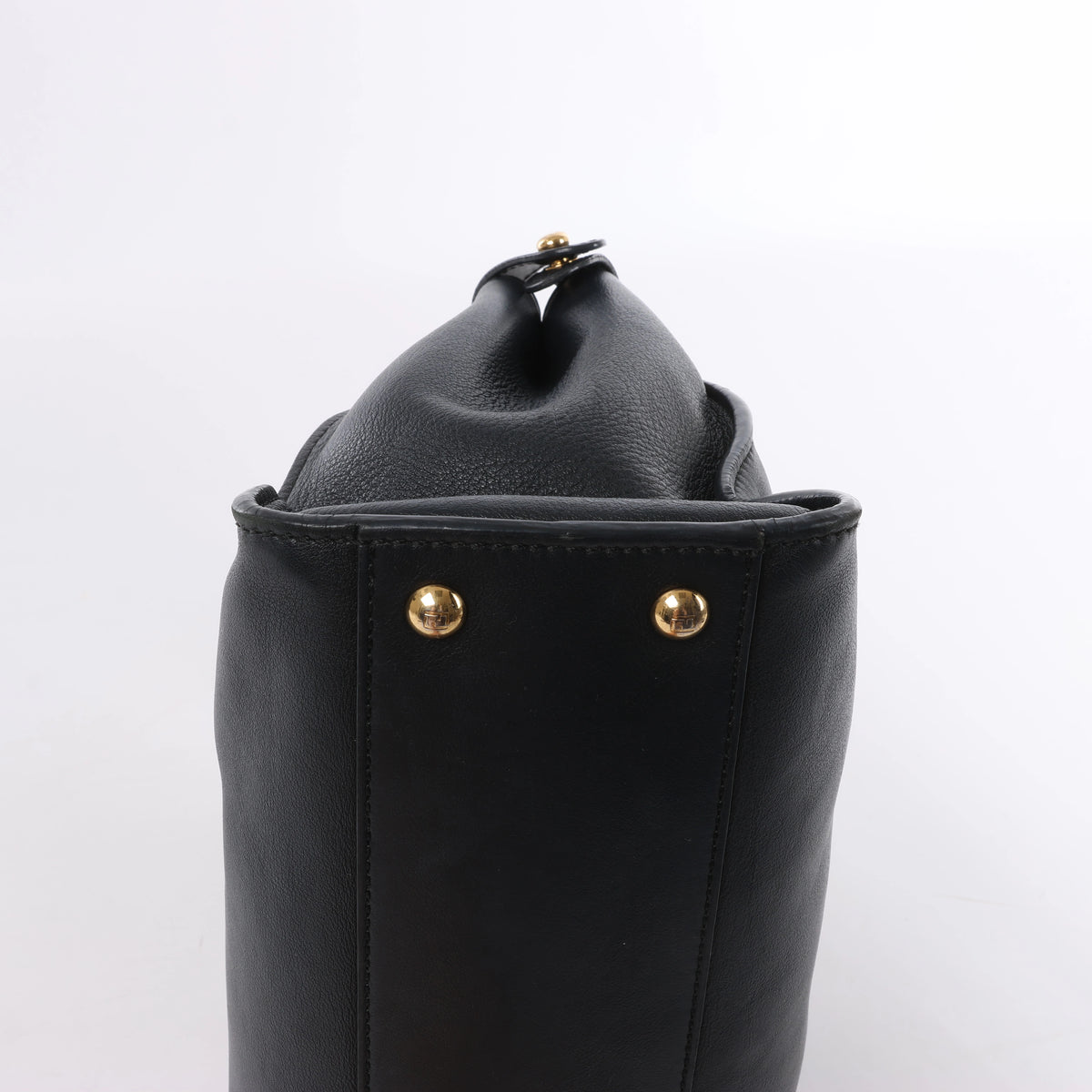 Bolso de piel Fendi Peekaboo Regular Selleria en Greige 8BN290