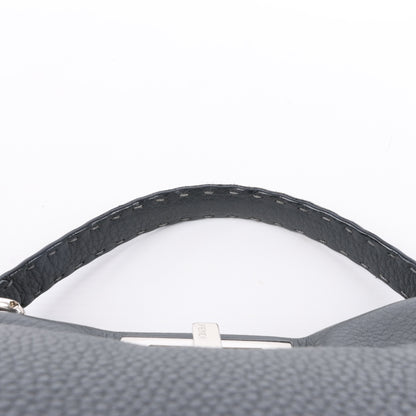 Fendi Peekaboo Regular Selleria Leather 2Way Handbag in Gray 8BN226
