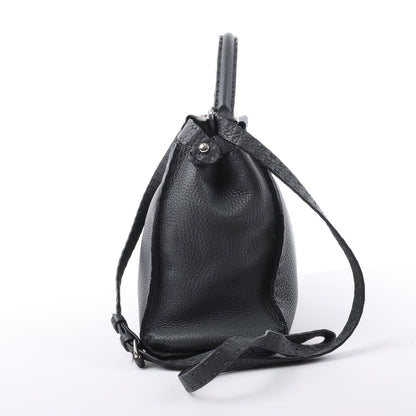 Fendi Peekaboo Regular Selleria Leather 2Way Handbag in Gray 8BN226