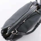 Fendi Peekaboo Regular Selleria Leather 2Way Handbag in Gray 8BN226