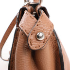 Fendi Peekaboo Regular Selleria Leather 2way Handbag in Beige 8BN226