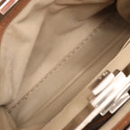 Fendi Peekaboo Regular Selleria Leather 2way Handbag in Beige 8BN226