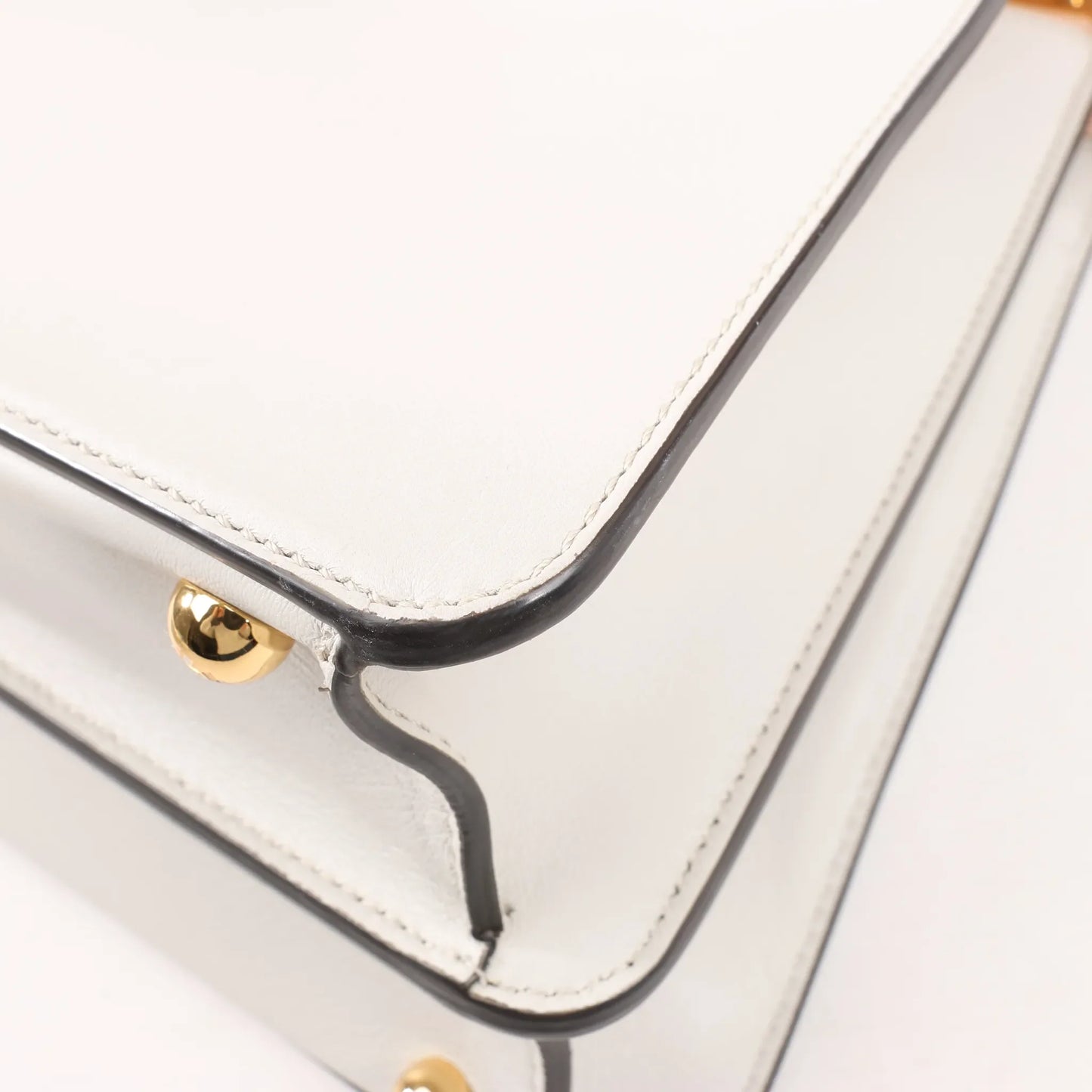 Fendi Peekaboo Medium Leather 2Way Handbag in Gray 8BN321