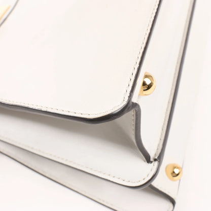 Fendi Peekaboo Medium Leather 2Way Handbag in Gray 8BN321