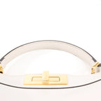 Fendi Peekaboo Medium Leather 2Way Handbag in Gray 8BN321