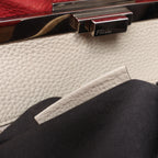 Fendi Peekaboo Large Selleria Leather 2Way Handbag in Red 8BN210