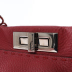 Fendi Peekaboo Large Selleria Leather 2Way Handbag in Red 8BN210