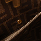 Fendi Peekaboo X-light Leather 2Way Handbag in Brown 8BN310